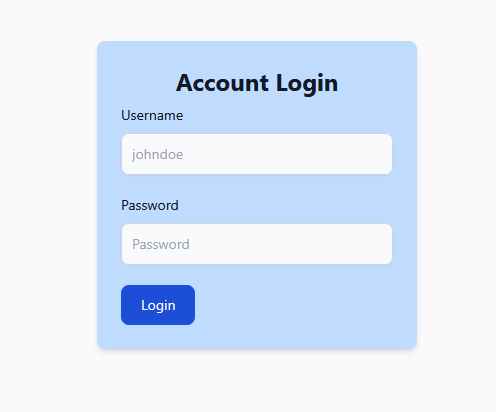 Login Page